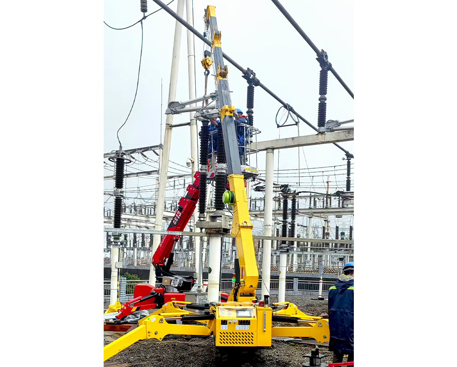 項目一線丨科步蜘蛛吊電站檢修