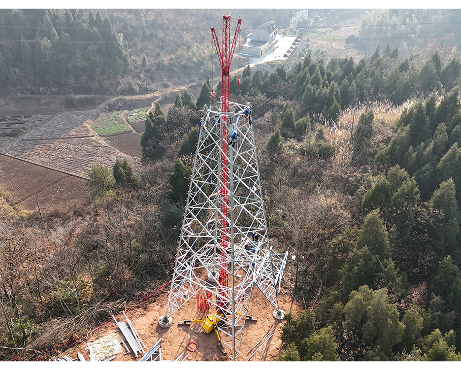 組塔裝置施工展示