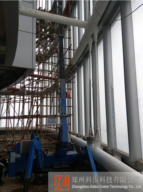 KB3.0履帶起重機，成功運用于上海中心大廈施工