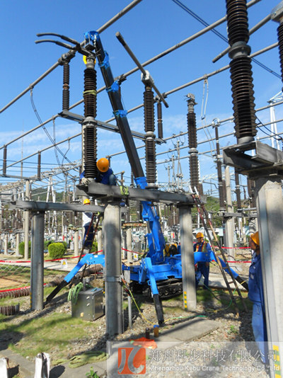 國網浙江公司的電力施工現場