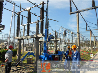 國網浙江公司的電力施工現場