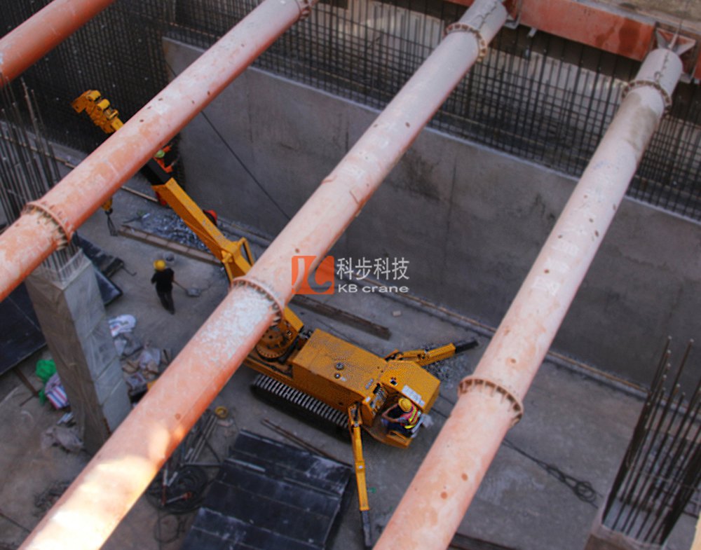 科步科技小吊車助力洛陽地鐵建設