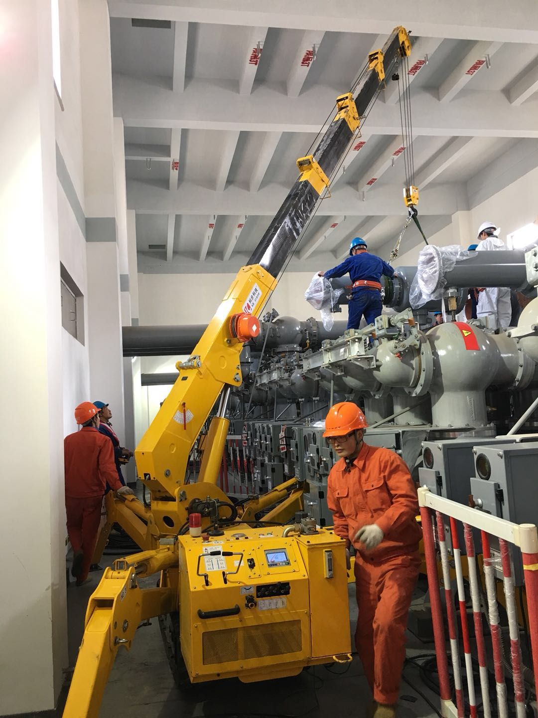 科步蜘蛛起重機寧波送變電施工